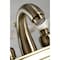 Kingston Brass KB5613PX Restoration 4" Centerset Bathroom Faucet, Antique Brass KB5613PX - alternate 4